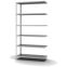 Fachbodenregal Anbauregal WR, 2.500×1.300×500 mm, verzinkt