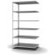 Fachbodenregal Anbauregal WR, 2.500×1.300×800 mm, verzinkt