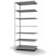 Fachbodenregal Anbauregal WR, 3.000×1.300×800 mm, verzinkt
