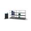 Fachbodenregal Anbauregal WR, 1.500×1.000×800 mm, verzinkt