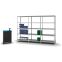 Fachbodenregal Anbauregal WR, 2.000×1.000×500 mm, verzinkt
