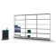Fachbodenregal Anbauregal WR, 2.500×1.300×300 mm, verzinkt