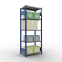 Schwerlastregal Grundregal 2000x750x500 mm (HxBxT), 5 Fachböden, 250 kg Fachlast, Längenriegel, RAL 5010 enzianblau/verzinkt