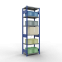 Schwerlastregal Grundregal 2500x750x500 mm (HxBxT), 6 Fachböden, 250 kg Fachlast, Kreuzstrebe, RAL 5010 enzianblau/verzinkt