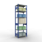 Schwerlastregal Grundregal 2500x750x500 mm (HxBxT), 6 Fachböden, 250 kg Fachlast, Längenriegel, RAL 5010 enzianblau/verzinkt