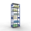 Schwerlastregal Grundregal, 3000x1000x500 mm (HxBxT), 7 Fachböden, 85 kg Fachlast, Kreuzstrebe, RAL 5010 enzianblau