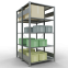 Schwerlastregal Doppel-Grundregal 2000x1000x(2x600) mm (HxBxT), 2x5 Fachböden, 150 kg Fachlast, Kreuzstrebe, verzinkt