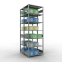 Schwerlastregal Doppel-Grundregal 3000x1000x(2x1200) mm (HxBxT), 2x7 Fachböden, 150 kg Fachlast, Kreuzstrebe, verzinkt
