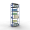 Schwerlastregal Grundregal, 3000x1000x500 mm (HxBxT), 7 Fachböden, Fachlast 330 kg, Längenriegel, RAL 5010 enzianblau/verzinkt