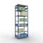 Schwerlastregal Grundregal, 3000x1000x600 mm (HxBxT), 7 Fachböden, Fachlast 330 kg, Längenriegel, RAL 5010 enzianblau/verzinkt
