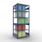 Schwerlastregal Grundregal, 2500x1000x800 mm (HxBxT), 6 Fachböden, Fachlast 330 kg, Längenriegel, RAL 5010 enzianblau/verzinkt