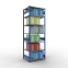 Schwerlastregal Grundregal, 3000x1000x800 mm (HxBxT), 7 Fachböden, Fachlast 330 kg, Längenriegel, RAL 5010 enzianblau/verzinkt