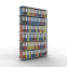 Büroregal Steckregal Anbauregal 2300x1300x300 mm, 7 Fachböden, 85 kg Fachlast, Kreuzstrebe, verzinkt, mit Anschlagleiste, T-Profil Ständerrahmen MULTIplus vormontiert