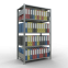 Büroregal Steckregal Grundregal , 1800x1000x600 mm, 5 Fachböden, 150 kg Fachlast, Längenriegel, verzinkt, ohne Mittelanschlag