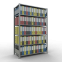 Büroregal Steckregal Grundregal , 2000x1000x600 mm, 6 Fachböden, 150 kg Fachlast, Längenriegel, verzinkt, ohne Mittelanschlag