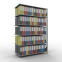 Büroregal Steckregal Anbauregal , 2000x1300x600 mm, 6 Fachböden, 150 kg Fachlast, Längenriegel, verzinkt, ohne Mittelanschlag, T-Profil Ständerrahmen MULTIplus vormontiert