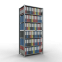 Büroregal Steckregal Grundregal , 2300x1000x600 mm, 7 Fachböden, 150 kg Fachlast, Längenriegel, verzinkt, ohne Mittelanschlag, T-Profil Ständerrahmen MULTIplus vormontiert