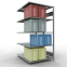 Schwerlastregal Doppel-Anbauregal 2000x1000x(2x600) mm, 2x5 Fachböden, 150 kg Fachlast, Längenriegel, verzinkt