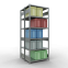 Schwerlastregal Doppel-Grundregal 2500x1000x(2x500) mm, 2x6 Fachböden, 250 kg Fachlast, Längenriegel, verzinkt