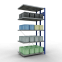 Schwerlastregal Doppel-Anbauregal 2000x1000x(2x300) mm, 2x5 Fachböden, 250 kg Fachlast, Kreuzstrebe, RAL 5010 enzianblau/verzinkt