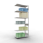Schwerlastregal Anbauregal 2500x1000x500 mm, 6 Fachböden, 85 kg Fachlast, Längenriegel, RAL 7035 lichtgrau
