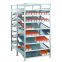 Kanbanregal Doppel-Grundregal 2000x1300x2x500 mm mit 16 Böden MULTIplus150
