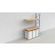 Schwerlastregal Palettenregal NEDCON 3.000x2.700x1.100 mm (HxBxT), Anbauregal, 3 Lagerebenen, 3.800 kg Fachlast, mit Spanplatten