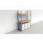 Schwerlastregal Palettenregal NEDCON 3.500x2.700x1.100 mm (HxBxT), Grundregal, 3 Lagerebenen, 3.800 kg Fachlast, mit Spanplatten