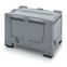 Big Box mit Scharnierdeckel BBG 1208 SA in silbergrau (RAL 7001)