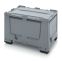 Big Box mit Verschließsystem SC BBG 1208 SC in silbergrau (RAL 7001), 1200 × 800 mm