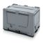 Big Box mit Verschließsystem SC BBG 1208K SC in silbergrau (RAL 7001), 1200 × 800 mm