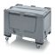 Big Box mit Scharnierdeckel BBG 1208R SA in silbergrau (RAL 7001)