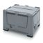 Big Box mit Scharnierdeckel BBG 1210 SA in silbergrau (RAL 7001)