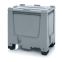 Big Box mit Scharnierdeckel BBG 86 SA in silbergrau (RAL 7001)