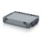 Eurobehälter Koffer 2GS ED 43/75 HG 2G in silbergrau (RAL 7001), 400 × 300 mm