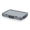 Eurobehälter Koffer 3G ED 64/75 HG 3G in silbergrau (RAL 7001), 600 × 400 mm