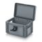 Eurobehälter mit Scharnierdeckel Pro EDP 32/17 in silbergrau (RAL 7001), 311 × 233 mm