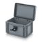 Eurobehälter mit Scharnierdeckel Pro EDP S 32/17 HG in silbergrau (RAL 7001), 311 × 233 mm