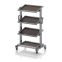 Systemwagen für Eurobehälter 60 x 40 Höhe 134 cm, neigbar EG SWN 134 64 U, 834 × 550 mm