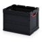 ESD-Faltbox ohne Deckel ESD FB 64/42 in verkehrsschwarz (RAL 9017), 600 × 400 mm
