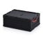 ESD-Faltbox mit Deckel ESD FBD 64/22 in verkehrsschwarz (RAL 9017), 600 × 400 mm