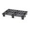 ESD-Leichtpalette ohne Sicherungsrand ESD LP 1208 OS in verkehrsschwarz (RAL 9017), 1200 × 800 mm