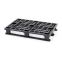 ESD-Leichtpalette ohne Sicherungsrand ESD LP 1208K OS in verkehrsschwarz (RAL 9017), 1200 × 800 mm