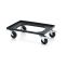 ESD-Transportroller ESD RO 64 FE in verkehrsschwarz (RAL 9017), 620 × 420 mm
