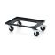 ESD-Transportroller ESD RO 64 HD FE in verkehrsschwarz (RAL 9017), 620 × 420 mm
