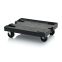 ESD-Transportroller ESD RO 86 in verkehrsschwarz (RAL 9017), 820 × 620 mm