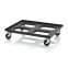 ESD-Transportroller ESD RO 86.4 HD in verkehrsschwarz (RAL 9017), 811 × 612 mm