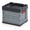 Faltbox ohne Deckel FB 43/32 in anthrazitgrau (RAL 7016), 400 × 300 mm