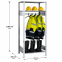 Garderobenregal Grundregal 2000x750x600 mm (HxBxT), 150 kg Fachlast SCHULTE Lagertechnik