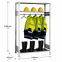 Garderobenregal Grundregal 2000x1300x600 mm (HxBxT), 150 kg Fachlast SCHULTE Lagertechnik